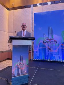 Dr. William Kutteh at the international meeting of the Middle East Fertility Society in Abu Dhabi, UAE